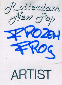 Frozen Frog artist badge